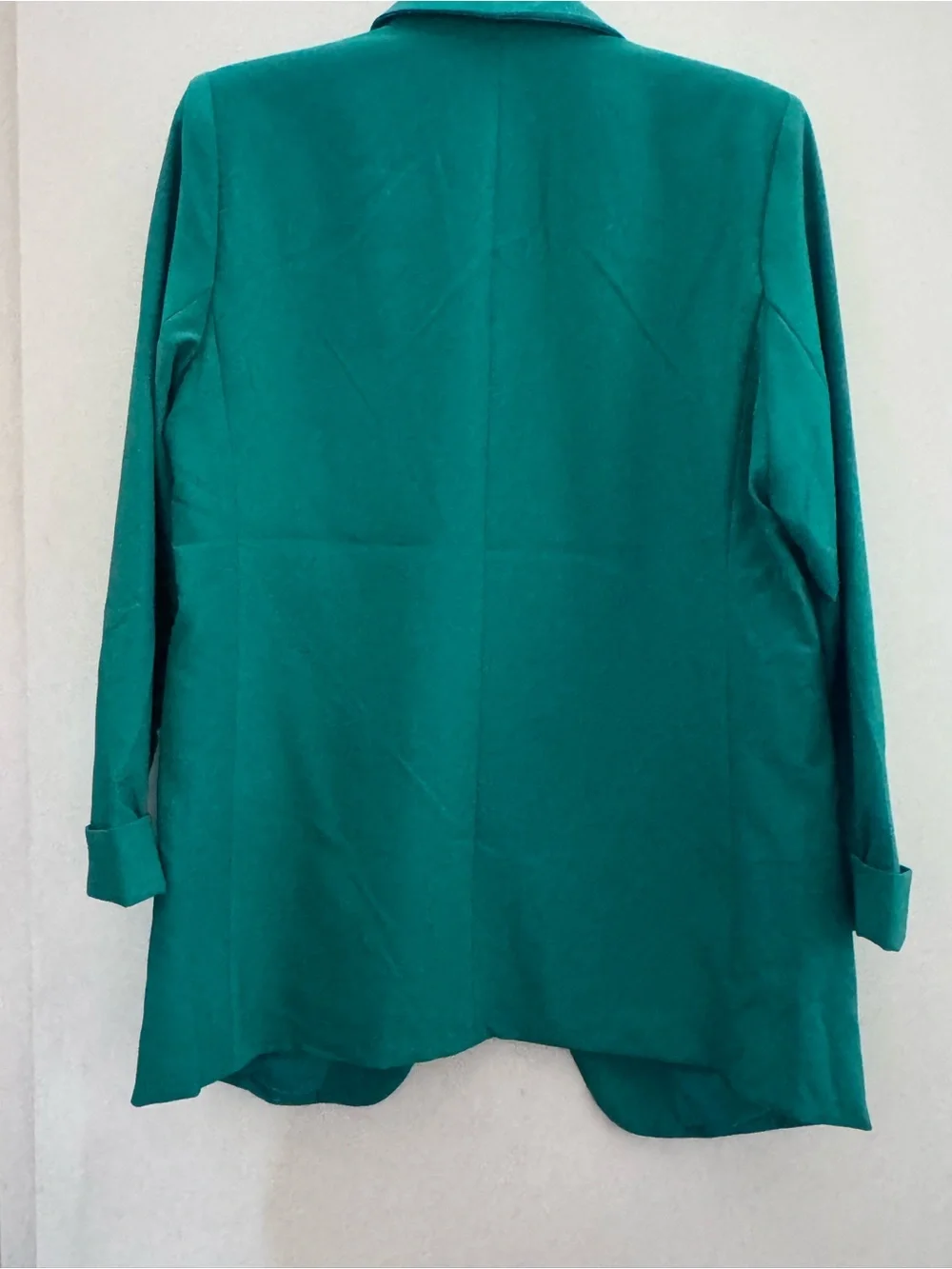 Love Tree Teal Green Longline Women's Blazer